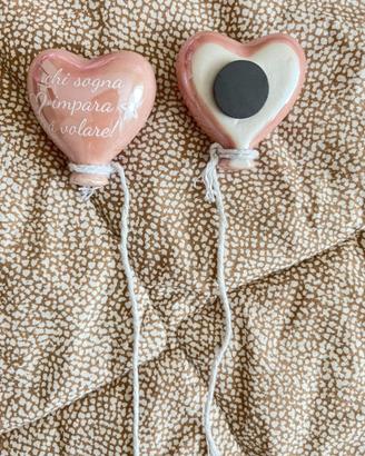 Bomboniera cuore rosa