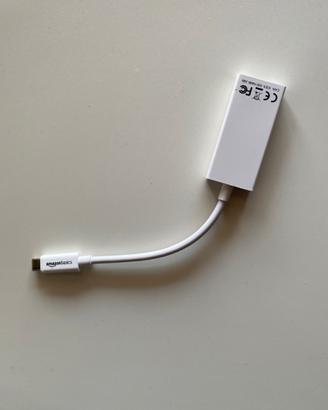 Adattatore Tipo-C a HDMI, Bianco, USB 3.1 USB-C