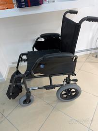 Sedia a Rotelle Pieghevole per Disabili e Anziani