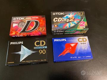 5 cassette di registrazione 2 cromo 1 ferro 1 norm