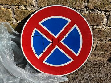 Segnale Divieto di Fermata originale