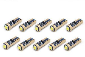 10 Lampadine LED T5 BIANCHE Cruscotto Luci Quadro