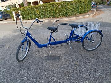 triciclo tandem 3 ruote
