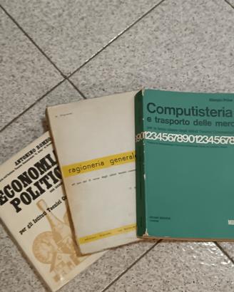 Libri ragioneria anni 1970 vintage 