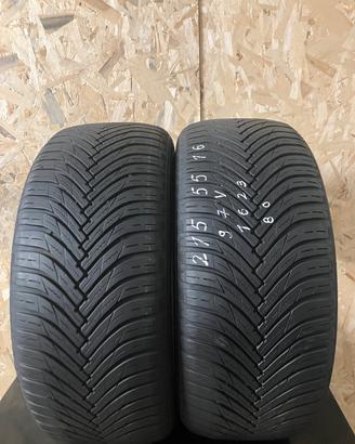 2 GOMME 215 55 16 MAXXIS 4 STAGIONI