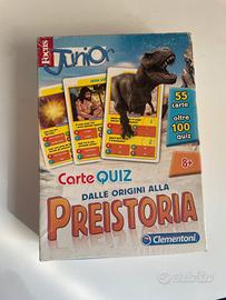 Gioco Carte Quiz Focus Junior Preistoria