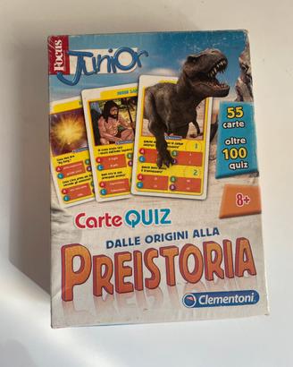 Gioco Carte Quiz Focus Junior Preistoria