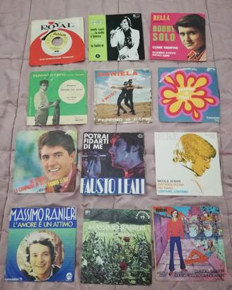 Collezione Cantanti Italiani 12 Dischi Vinile 45 