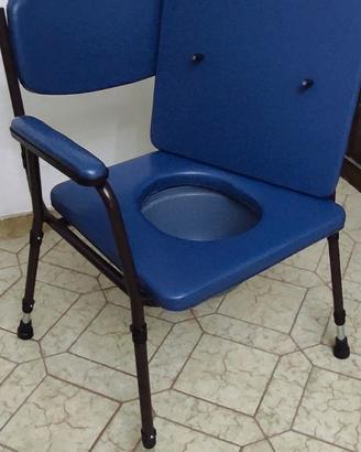 Comoda sedia WC per anziani