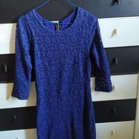 Vestito blu elegante donna 