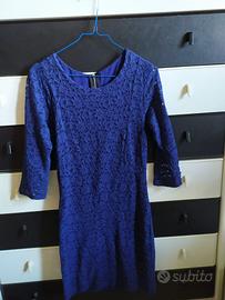 Vestito blu elegante donna 