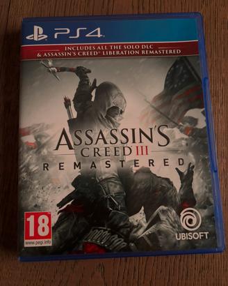 Assassin’s creed 3 remastered ps4