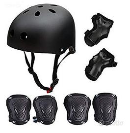 Casco e kit protezioni per bambini per sport vari