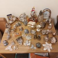 oggettistica in argento è bagnato argento.  