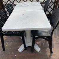 Tavoli plastica esterno