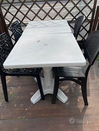 Tavoli plastica esterno