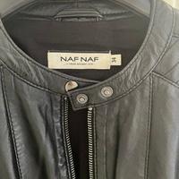 Giacca di pelle da donna nera n.IT 38