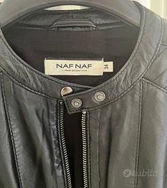 Giacca di pelle da donna nera n.IT 38