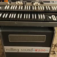 organo e amplificatore Leslie anni '60