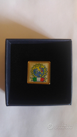 Spilla vespa club italia quadrata