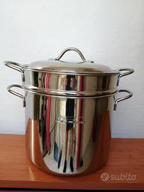 Pastaiola Lagostina acciaio inox 18/10 made in Ita