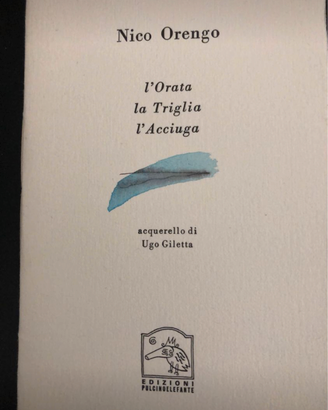 Edizioni Pulcinoelefante-l'Orata, la triglia