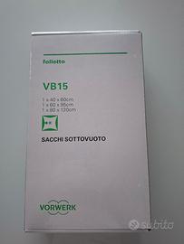 3 SACCHETTI SOTTOVUOTO FOLLETTO VB15 