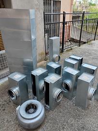 Canali raccordi climatizzazione nuovi