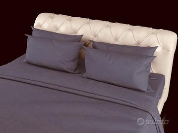 Letto Baxter Casper (chester)  in cuoio champagne
