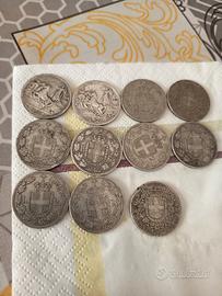 al migliore offerente 11monete d'argento reg
