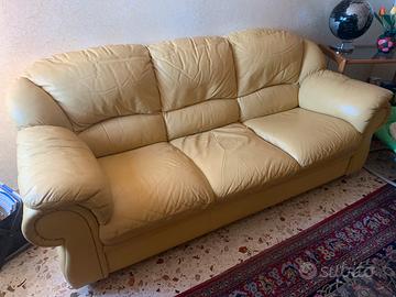 Divani 3 e 2 posti JH Hicolity - Pelle Ocra