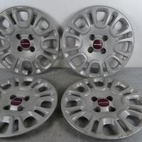 4 BORCHIE COPRI CERCHI R14 FIAT PANDA