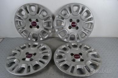 4 BORCHIE COPRI CERCHI R14 FIAT PANDA