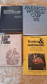 libri vari sul calcio