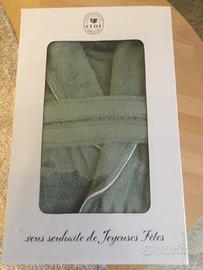 Accappatoio collo sciallato