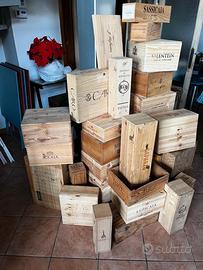 Casse vino in legno