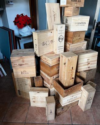 Casse vino in legno