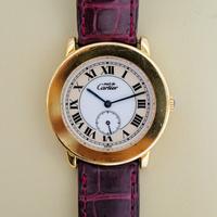 Cartier De Ronde ref.1810 Must cassa 33 mm deploya