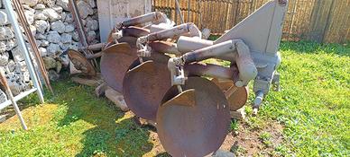 Trattore Aratro 3 dischi Verdegiglio 