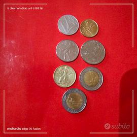 7 monete italiane 1981/82