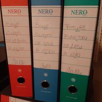 Raccoglitori ad anello usati, A4, dorso 8cm