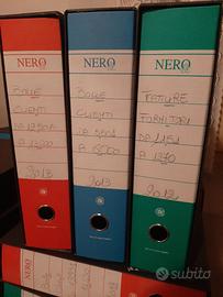 Raccoglitori ad anello usati, A4, dorso 8cm