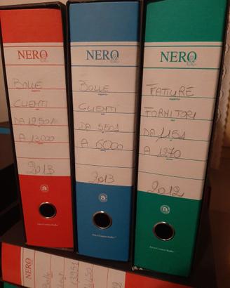 Raccoglitori ad anello usati, A4, dorso 8cm