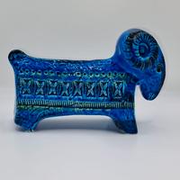 Ceramiche Bitossi - Figura Ariete  "Rimini Blu"