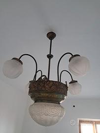 Lampadario art deco