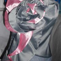 abito lungo due colori 