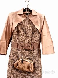 Stupendo abito Luisa Spagnoli con giacca corta e b