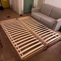 Rete Letto Ikea legno singolo/doppio
