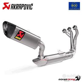 Scarico completo Akrapovic omologato titanio Yamah