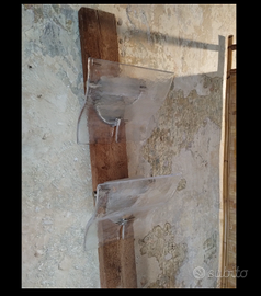 AV Mazzega coppia applique mod. Foglio